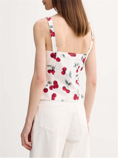 Top donna bianco TWINSET | TT2595/13501